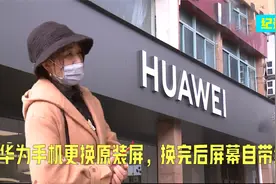 华为手机更换原装屏，换完后屏幕自带绿光，商家：正常现象视频封面