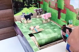 15.教你制作我的世界射击游戏纸盒版