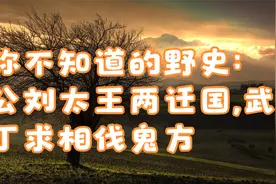 你不知道的野史：公刘太王两迁国,武丁求相伐鬼方视频封面