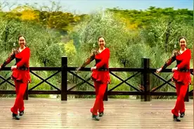 糖糖广场舞《美丽的草原我的家》优美抒情水兵舞教学