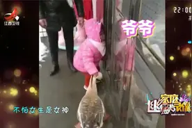 抓着鹅的脖子，娃兴冲冲来找爷爷：我整死它，爷爷给我烧鹅呗！视频封面