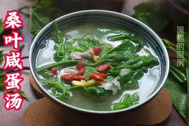 没想到广东人也会用桑叶煮汤喝，清热疏风口感好，蚕宝宝也看馋了视频封面