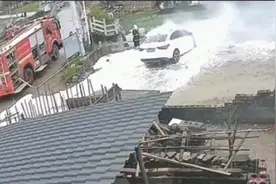 一个小鞭炮烧了一辆车！过年燃放烟花爆竹一定要远离车辆视频封面
