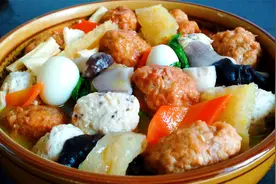 淮扬传统八大碗中头道菜烧杂烩，食材丰富，营养美味宴客必备菜视频封面