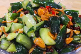 腌黄瓜原来这么简单，2个小时就能吃，酸甜爽脆，3斤不够吃！视频封面