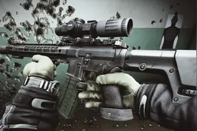 逃离塔科夫，手把手教你改枪20，100人机AR15，屏息瞄准不掉耐力视频封面