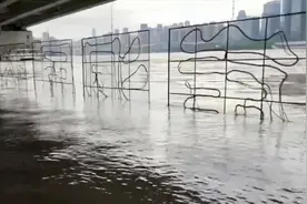 重庆洪崖洞商业街被淹 水深3米！游客淡定观赏打卡