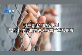 刑事责任年龄拟调整 12至14岁犯故意杀人等罪或将负刑责视频封面