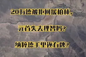 20万德被拒回援柏林，元首失去理智吗？纳粹德手里还有牌？视频封面