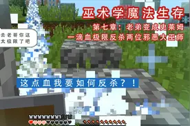 MC我的世界单人生存巫术学第七章：一滴血如何反杀两位邪恶大法师