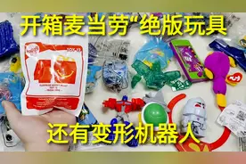开箱69元绝版“麦当劳玩具”，30款童年玩具，还有变形机器人视频封面
