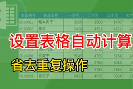 Excel 如何设置表格自动计算，省时省力，原来还可以这样弄
