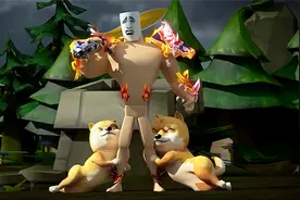 神烦狗：神烦狗遇到金馆长，斗地主打不过，就来赛三轮车！视频封面