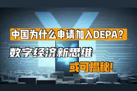 中国为何申请加入DEPA？数字经济的新思维揭秘#西瓜财子#视频封面