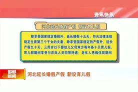 河北延长婚假产假 新设育儿假视频封面
