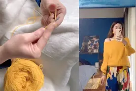 宝藏妈妈！浙江一妈妈近十年给女儿织百件各种时尚款式毛衣视频封面