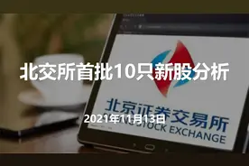 北交所首批10只新股简析，供大家做新股参考视频封面