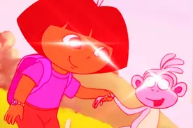 朵拉：你的腿没事吧！猴子：那是我胳膊！视频封面