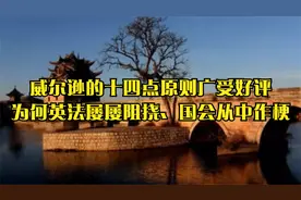 威尔逊的十四点原则广受好评，为何英法屡屡阻挠、国会从中作梗视频封面