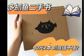多抓鱼二手书开箱！40元2本值不值？视频封面