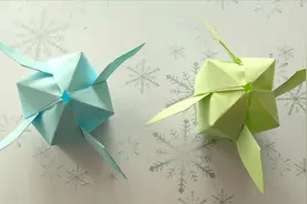 折纸：最近很火的一款折纸玩具，下落伴随旋转，有知道名字的么