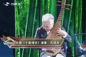 方锦龙现场琵琶演奏《十面埋伏》，优美旋律征服全场|高手在民间视频封面