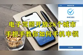 电子驾照开放28个城市，手把手教你如何手机申领视频封面