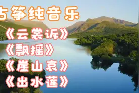 十二首唯美古筝纯音乐《云裳诉》《飘摇》《崖山哀》《出水莲》视频封面