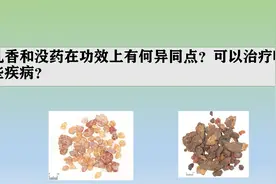 乳香和没药在功效上有何异同点？可以治疗哪些疾病？