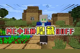 我的世界：盘点MC中的隐藏BUFF，被灵光箭射中会有发光BUFF！