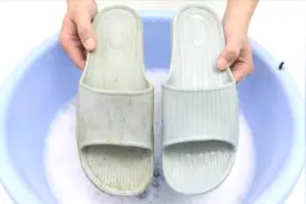 凉拖鞋脏了怎么清洁，教你简单妙招，污渍一擦就干净，快回家试试视频封面