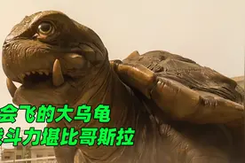 岛国意外捕获数百米巨型大乌龟，它发起火来，估计哥斯拉也胆颤！视频封面