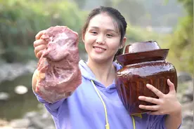 100多元4斤牛肉，试试这种做法，有酒有肉，你吃过吗？