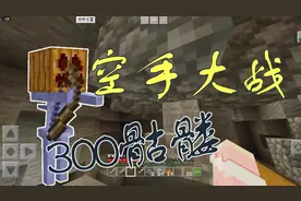 我的世界手机版2：是骷髅刷的快，还是我空手打的快?