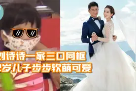 刘诗诗一家三口同框！2岁儿子步步软萌可爱，温馨画面惹网友羡慕视频封面