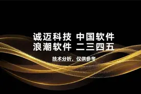 诚迈科技 中国软件 浪潮软件 二三四五 软件服务 技术分析视频封面