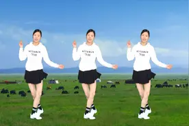 草原最美的花，火红的萨日朗，附背面分解更易学！
