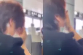 心疼！丈夫脑梗等妻子回家，飞机多次延误女子在机场崩溃大哭