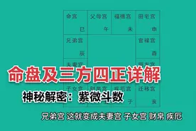 【神秘解密4】紫微斗数的基础知识篇：命盘及三方四正详解视频封面