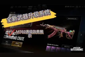PUBG新增，武器升级系统，首款成长型武器Beryl M762满级效果展示视频封面