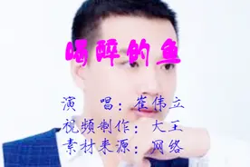 《喝醉的鱼》崔伟立 独自舔舐着伤悲  流着泪回忆曾经你的美