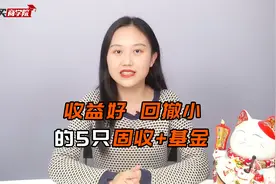 涨了那么多想稳一点？这5只固收+基金值得关注！视频封面