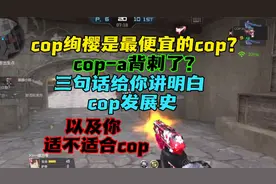 三句话给你讲明白cop发展史，绚樱是最便宜的cop？