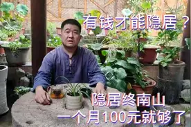 没钱无法当隐士？隐居终南山一个月最少要多少钱？100元就够了？视频封面