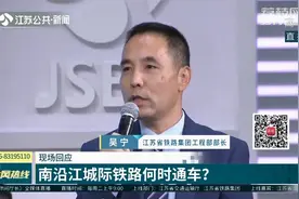 南沿江城际铁路何时通车？江苏省铁路集团回应视频封面