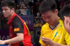 激烈！全运会男乒单打决赛 樊振东刘丁硕第一局就打碎了一颗球视频封面