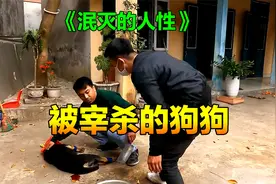 可怜的狗狗即将被自己的主人宰杀，凄惨的喊叫声，传的街头巷尾视频封面