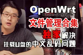 Openwrt文件管理的玩法合集，这期顺便解决中文乱码问题！视频封面