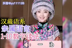 汉藏语系亲属语言1-10数字读法！原来古代百越跟汉藏羌也那么像！