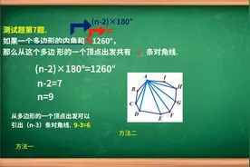 22多边形内角和外角和教学参考测试题讲解~三角形八年级上人教版